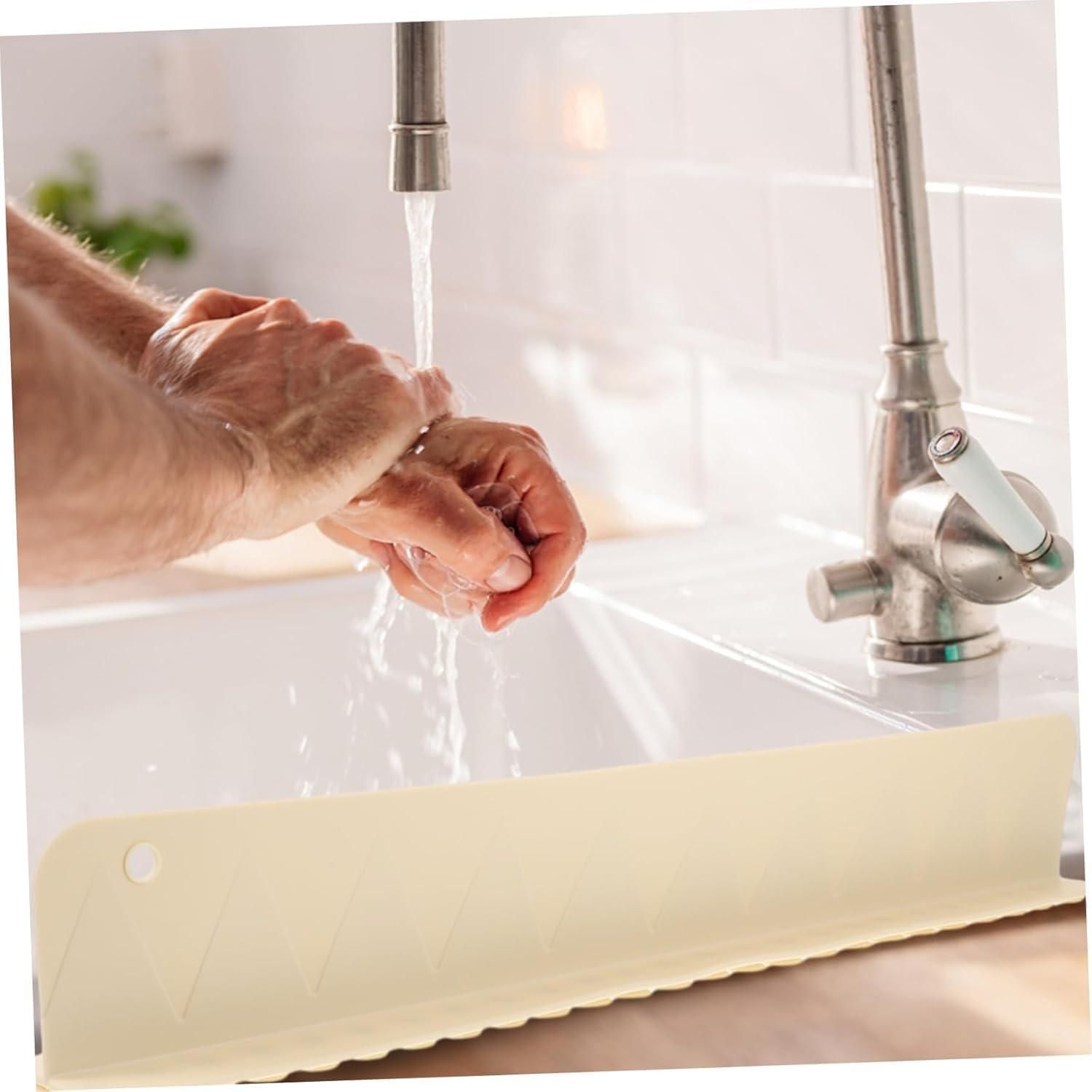 Anti-Splash Kitchen Sink Water Guard Barrier (Pack of 2)