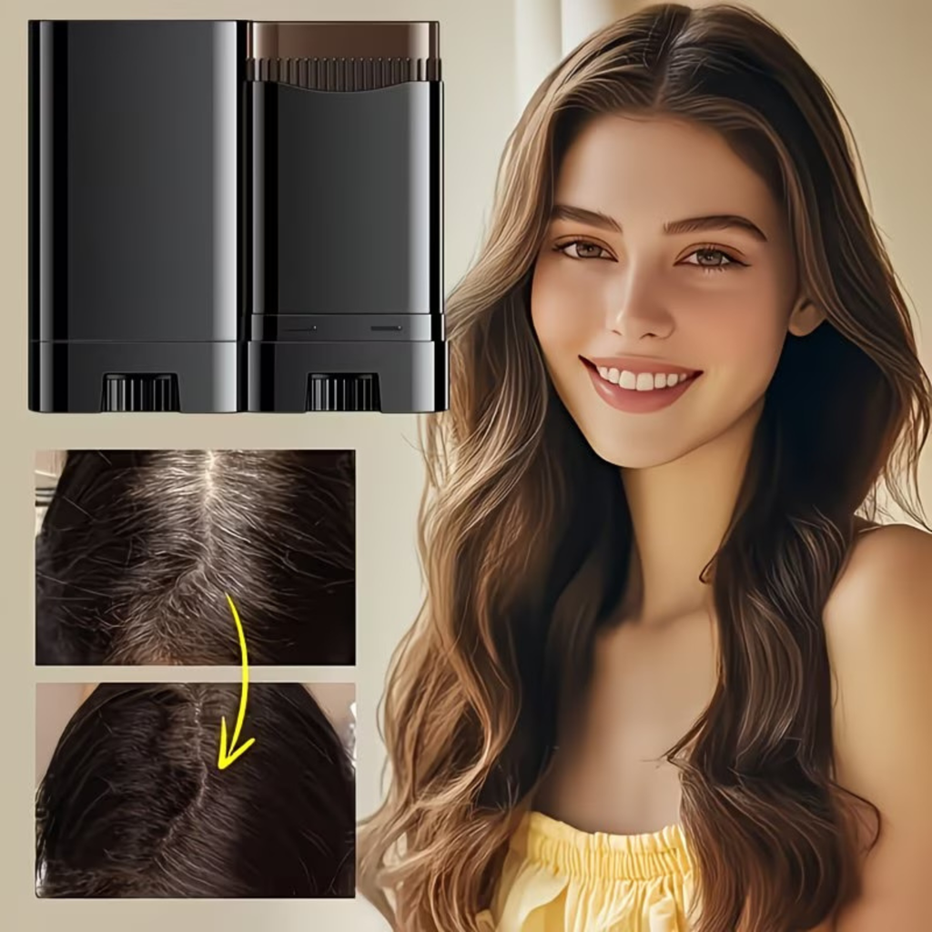 Grey Hair Cover Stick – Instant Root Touch-Up in Seconds | Stay-Put Formula